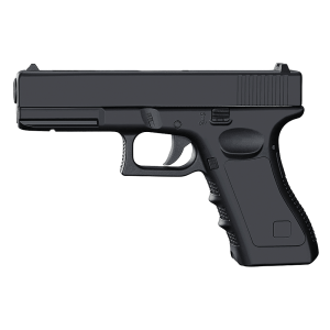 Vigor 17 Series Fjäder Pistol 6mm Full Metal Svart V20