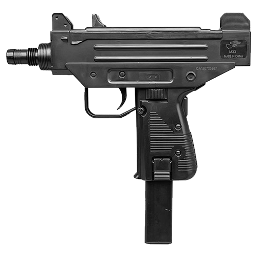 Double Eagle M33 SMG Spring Airsoftpistol – UZI-stil Svart 6MM