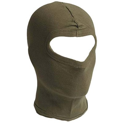 Mil-Tec Balaclava 1-hålshuva Fin-ribbad Bomull