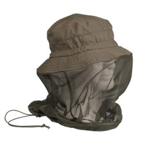 Mil-Tec Booniehat med Myggnät Olivgrön
