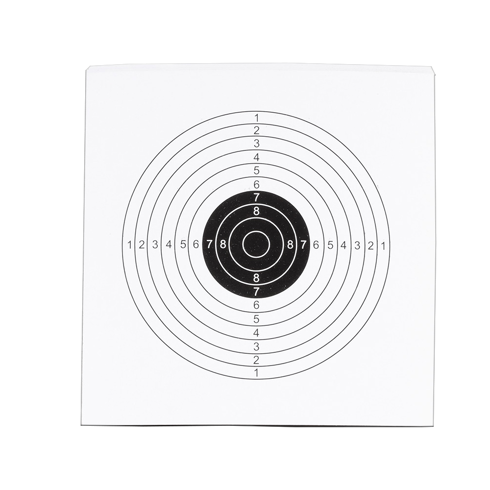 Måltavla 10-ringad 100st 17x17