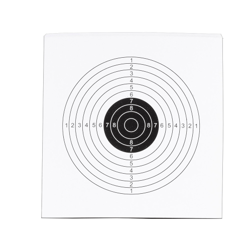 Måltavla 10-ringad 100st 17x17