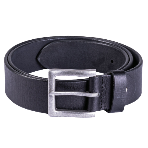 Mil-Tec Läderbälte Svart