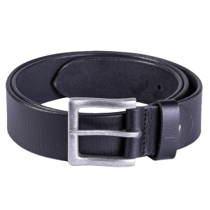 Mil-Tec Läderbälte Svart