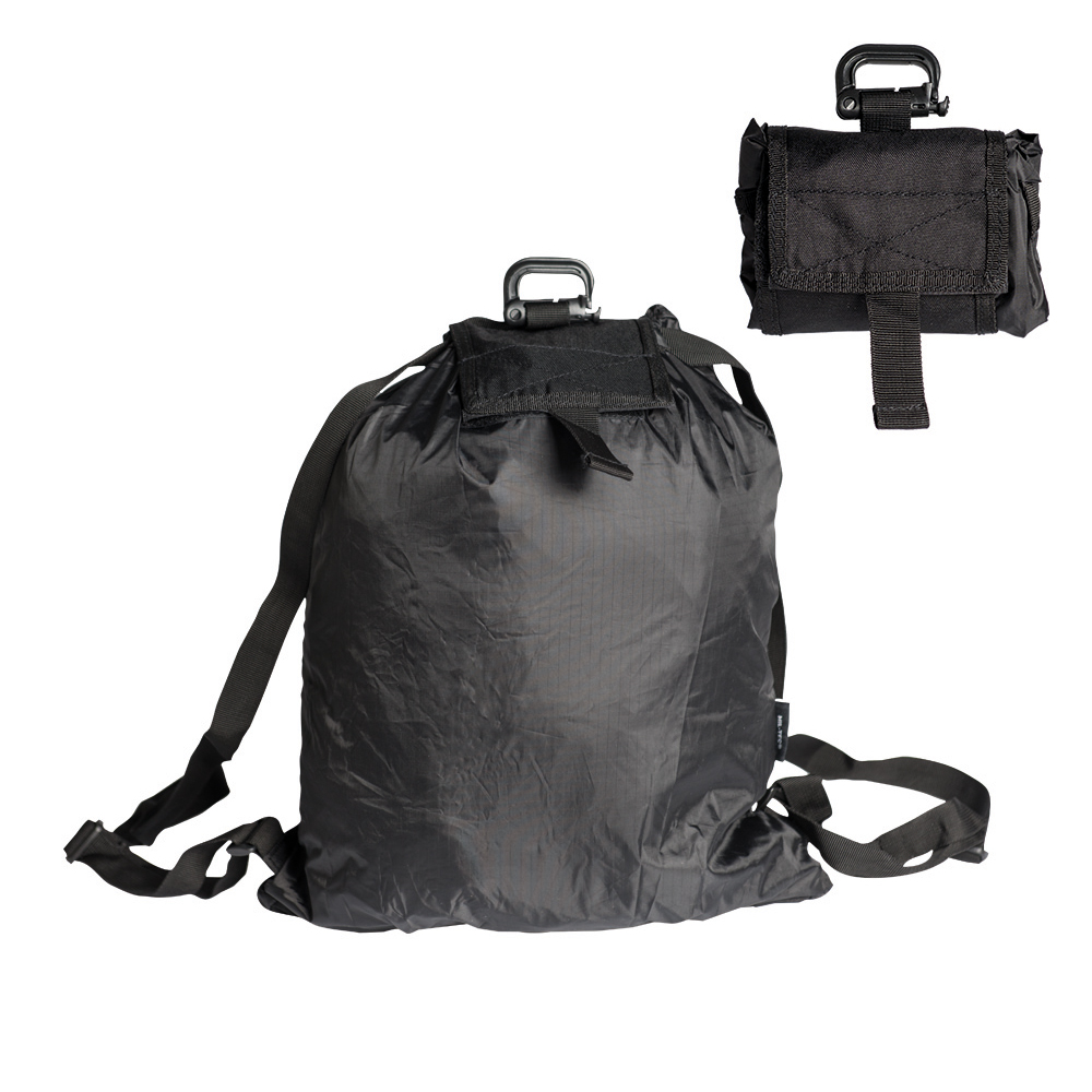 Mil-tec Roll-up Backpack Black