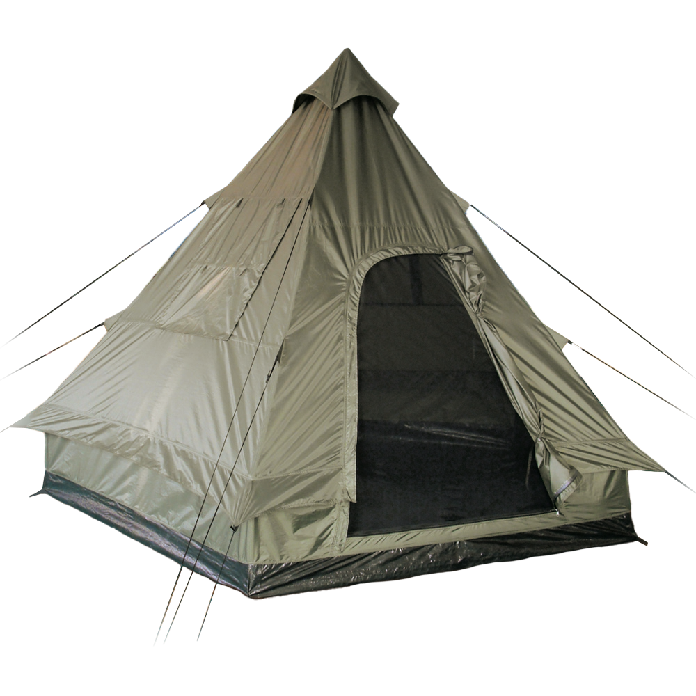 Mil-Tec Tipi Tält Pyramid Olivgrön