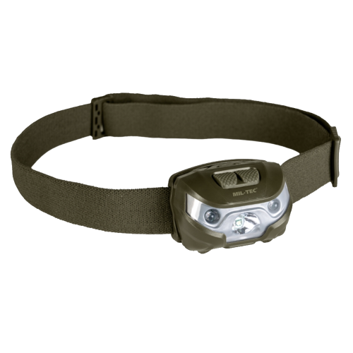 Mil-Tec Pannlampa CREE XPE LED Olivgrön