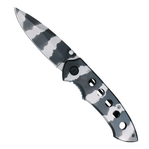 Mil-Tec One Hand Fällkniv Camo