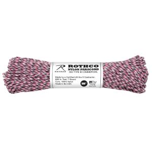 Paracord 30 meter Rosa Camo