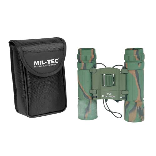 Mil-Tec Vikbar Kikare Metall 10x25 Flektarn