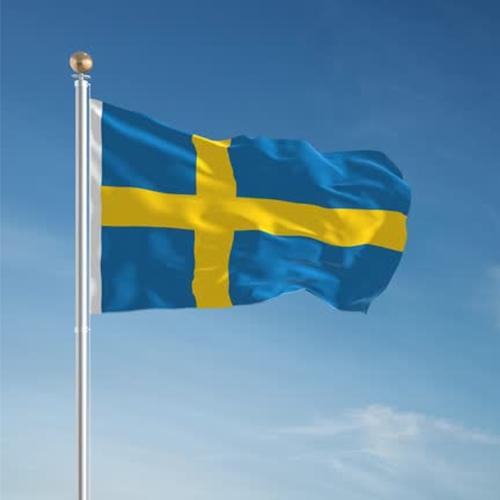 Sverigeflagga 90x150 cm – 100% Polyester
