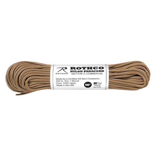 Paracord 30 meter Tan