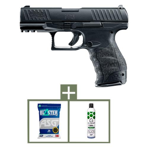 Walther PPQ M2 Blowback GBB 6mm Paket