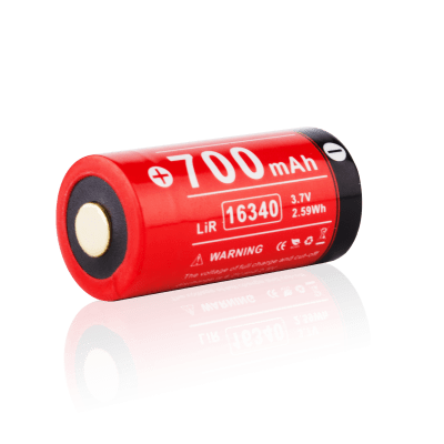 Klarus 700 mAh Laddningsbart Batteri