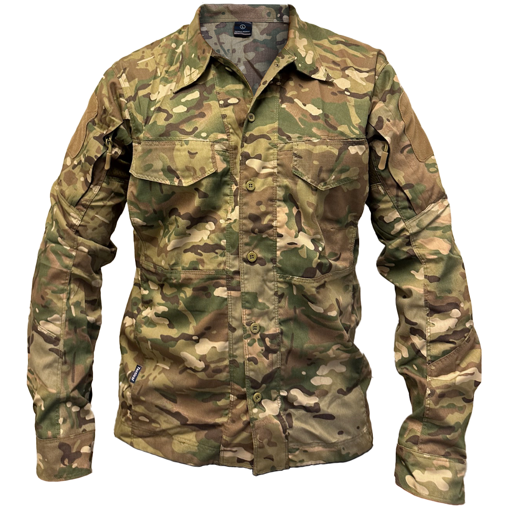 Taktisk Sommar Skjorta Slim fit Milit r Friluftsskjorta Med Funktioner taktisk-sommar-skjorta-slim-fit-milit-r-friluftsskjorta-med-funktioner