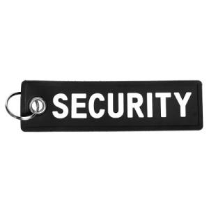 Keychain PVC Security Svart