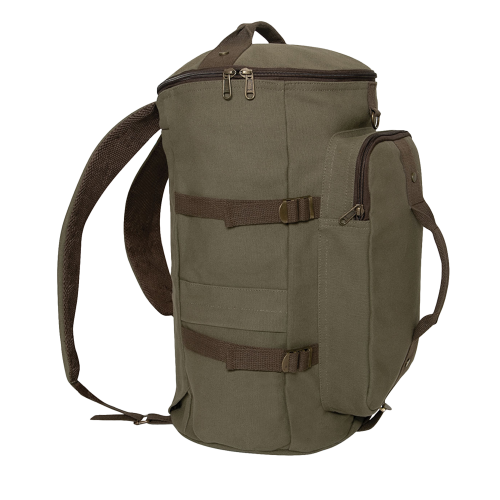 Rothco 2-i-1 Duffelryggsäck i Canvas – 30L, 19 tum