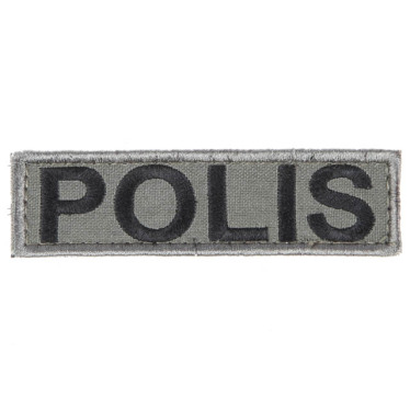 Liten Polis Patch Kardborre -16 Grå