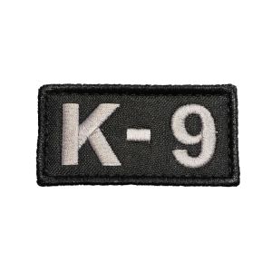 K9 Patch Small Svart
