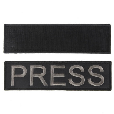 Stor Pressmärke Patch Kardborre 15 Svart