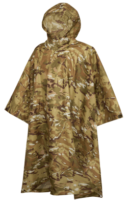 Brandit Ripstop Poncho Tarp Regnskydd Tactical Camo