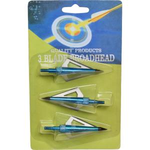 Haller Arrow Tips Alu Triple blade Blue 3 pcs