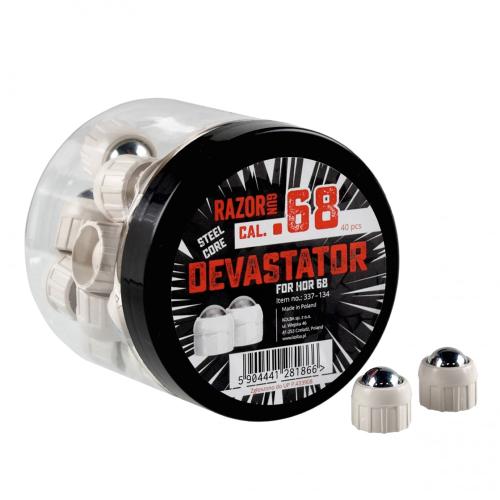 RazorGun Devastator .68 Steel Core – 40 Pack