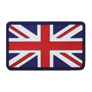 Great Britain Flagga Gummi Patch