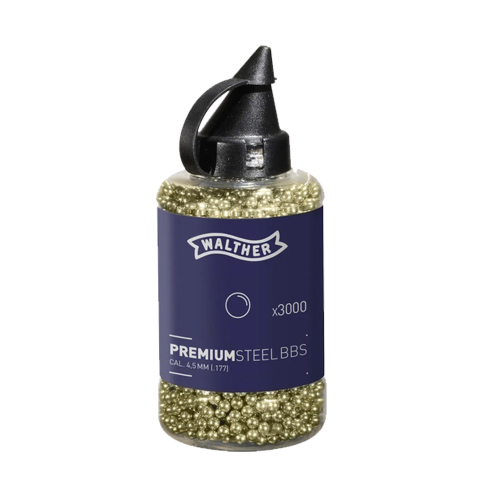 Walther Premium Stålrundkulor 4,5 mm – 3000 st