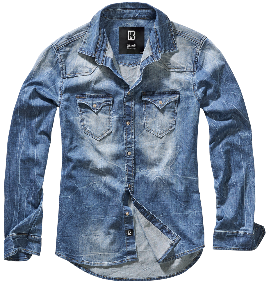 Brandit Riley Denim Skjorta