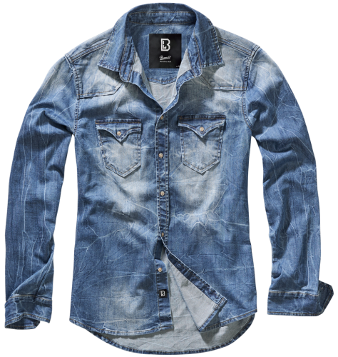 Brandit Riley Denim Skjorta