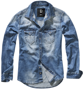 Brandit Riley Denim Skjorta