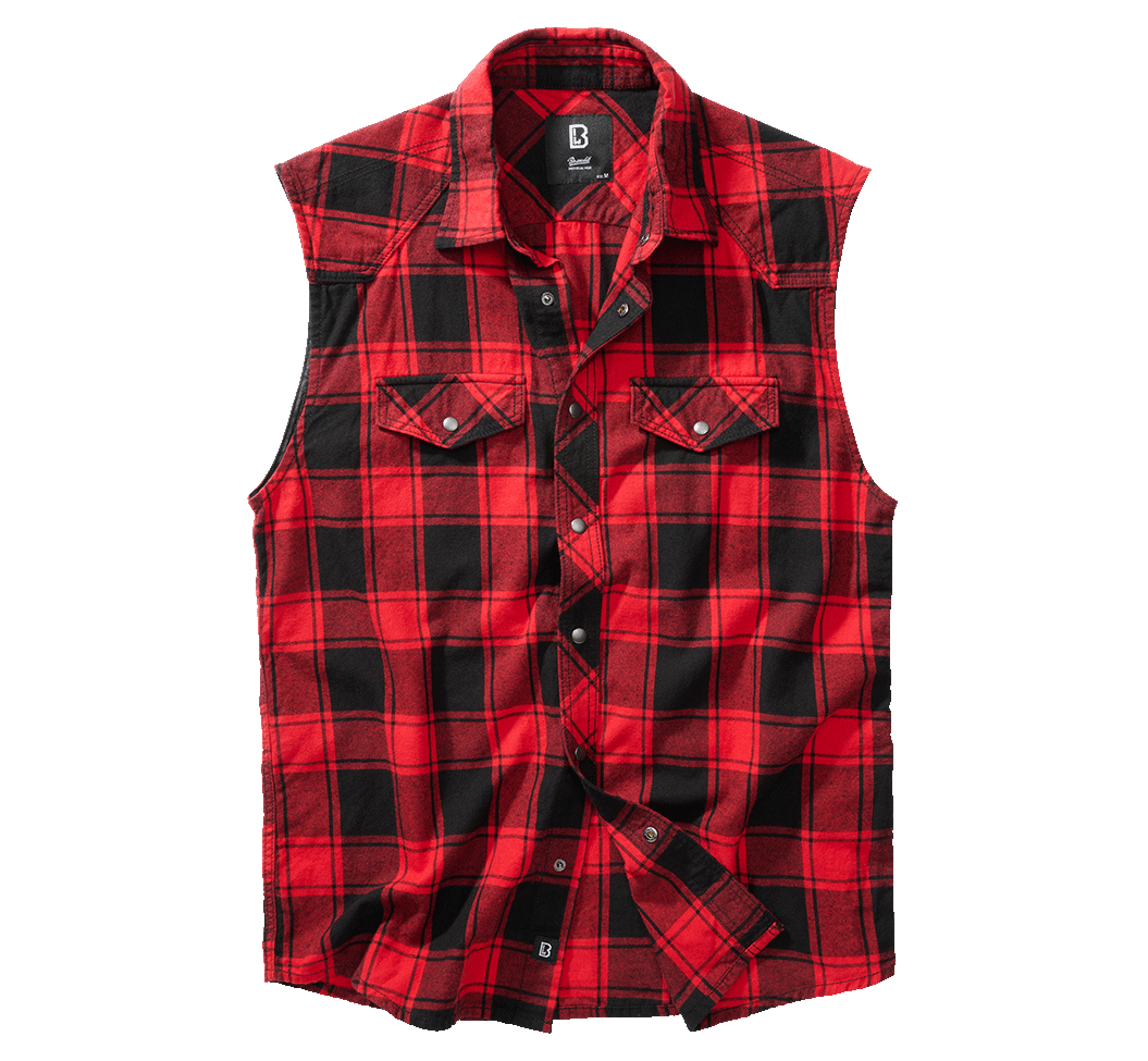 Brandit Lumberjack Checkshirt Sleeveless Skjorta