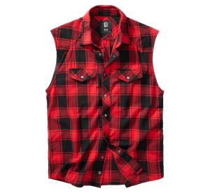 Brandit Lumberjack Checkshirt Sleeveless Skjorta