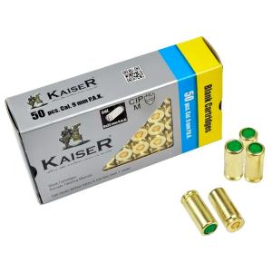 Kaiser Blanka skott 9mm P.A.K. 50-pack
