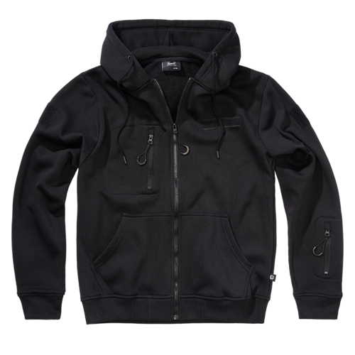 Brandit Tactical Sweat Jacket Fleecefodrad med hoodie