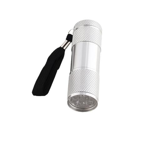 9LED Ficklampa – Kompakt LED-lampa i flera färger