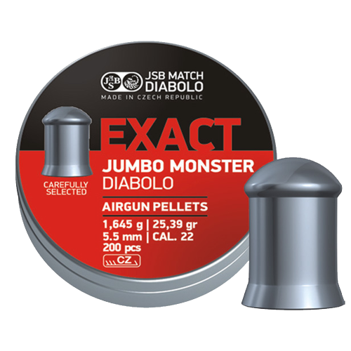 JSB Exact Jumbo Monster 5,52 mm – 1,645 g Precision Diaboler