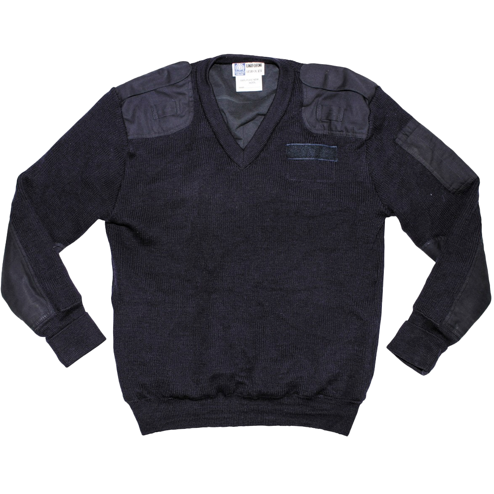 Original Brittisk V-Neck Natotröja Marinblå