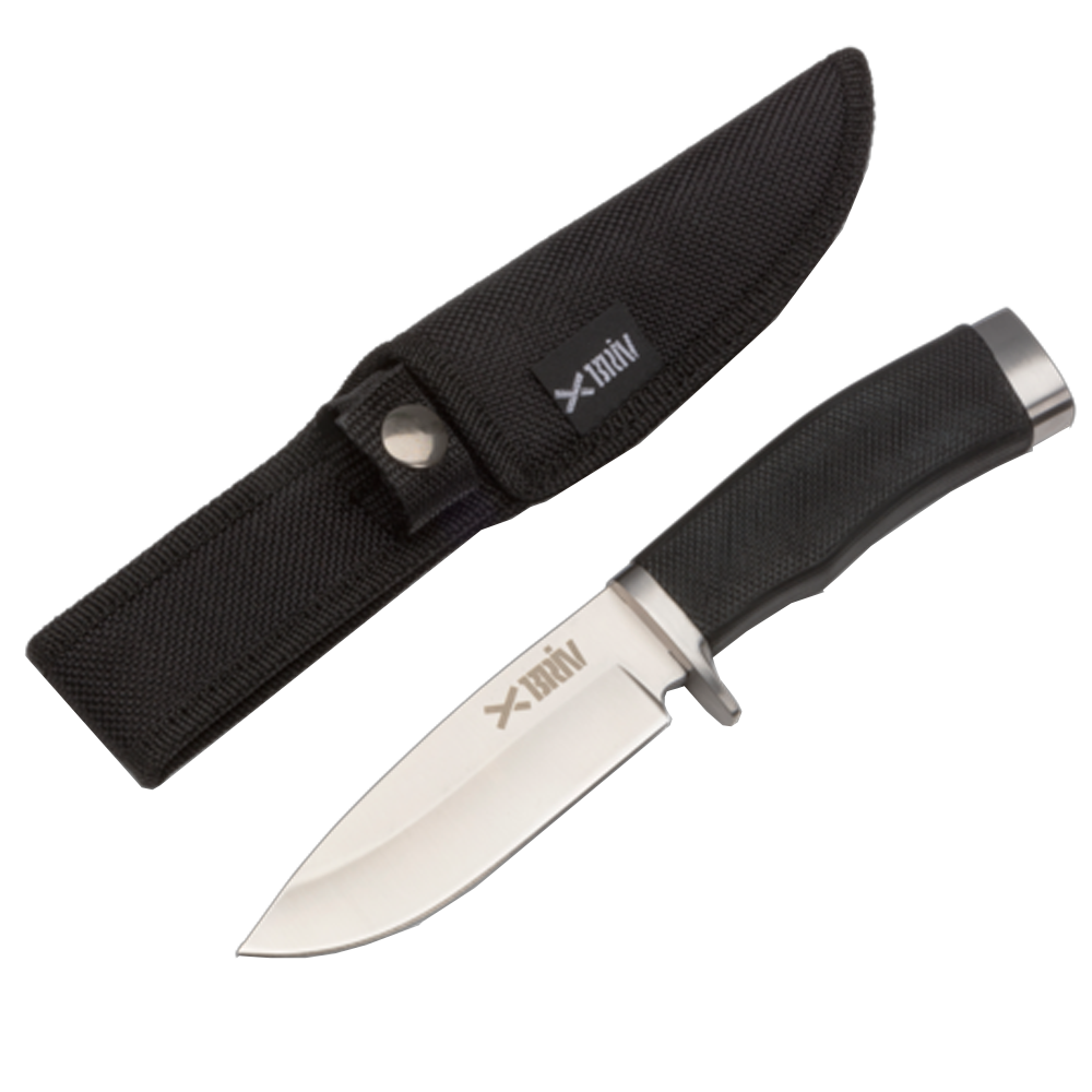 Briv Jaktkniv Svart Hawk 23 cm 420SS