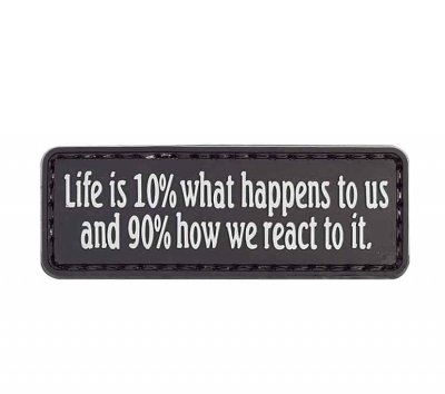 PVC Morale Patch Text