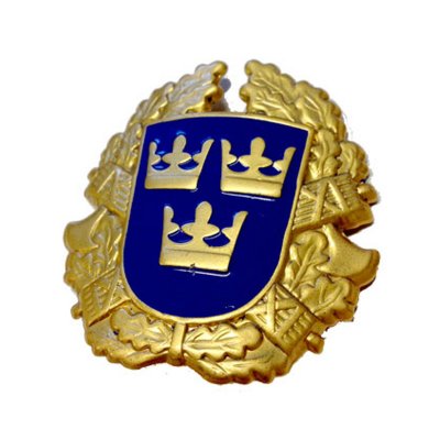 Ordningsvaktsemblem i Metall