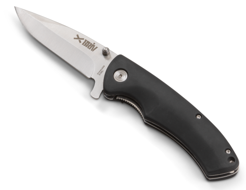 Jaktfällkniv Black 4,5" – 420SS Rostfritt Stål med Bältesfodral
