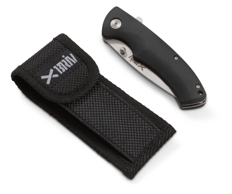 Jaktfällkniv Black 4,5" – 420SS Rostfritt Stål med Bältesfodral
