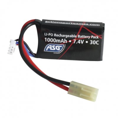 ASG 7,4V Batteri Airsoft 1000 mAh 30C Li-po PEQ