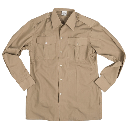 Mil-Tec Skjorta Långärmad Beige