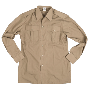 Mil-Tec Skjorta Långärmad Beige
