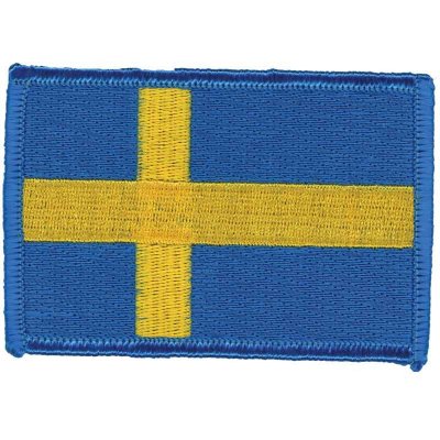 Sverige Patch Liten 38mm Kardborre