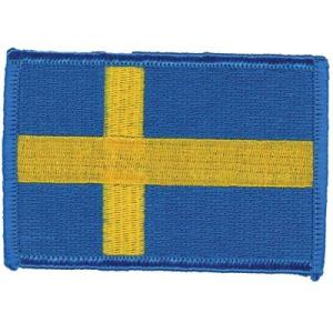 Sverige Patch Liten 38mm Kardborre