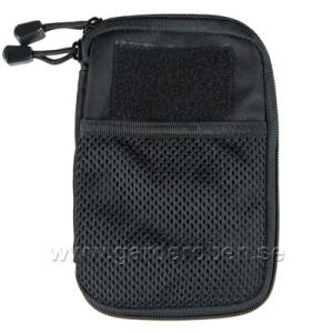 Adminficka Pouch MOLLE Halsrem Svart